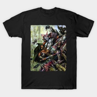 Scarred Lands Cover Art: Vigil Watch: Warrens of the Ratmen T-Shirt